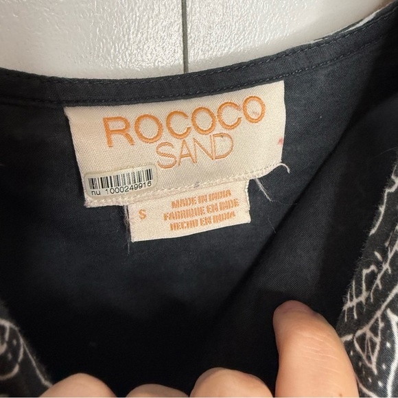 Rococo Sand Bandana Belted Paisley Romper Long Sleeve - Small - Picture 11 of 16